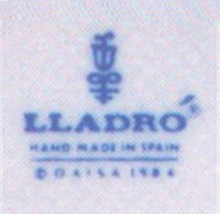 Lladro Backstamp Logo - 1984 to 1989